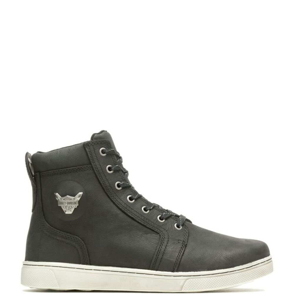 Harley-Davidson Mens Bateman 5 Inch Metal Black Boots (NWT)